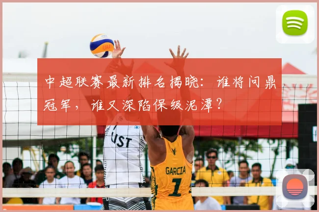 中超联赛最新排名揭晓：谁将问鼎冠军，谁又深陷保级泥潭？